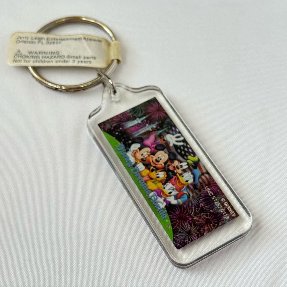Mickey & Friends Acrylic Keychain with Metal Ring - “Disney Dreams Florida”
